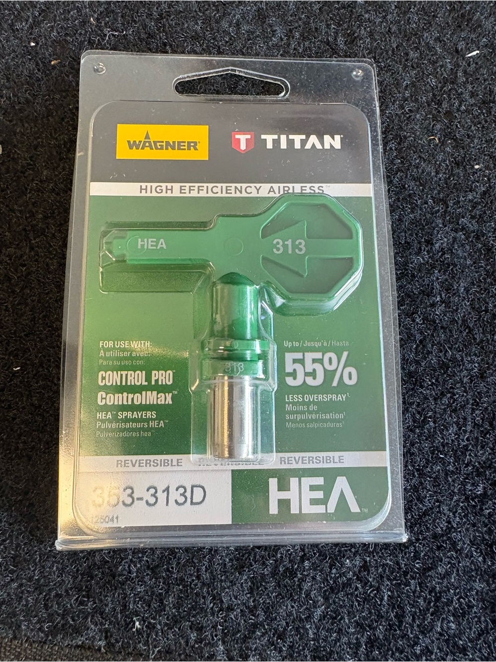 Wagner Titan HEA 313 Reversible Spray Nozzle - Green